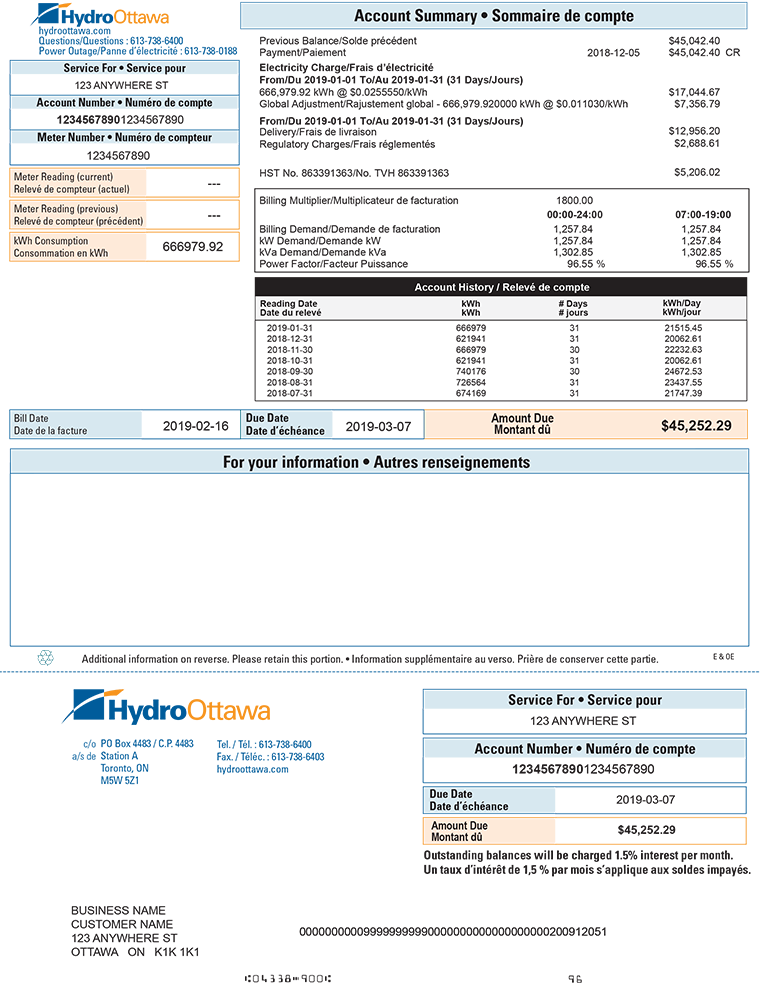 Accounts & Billing - Business - Billing - Understand Your Bill ...