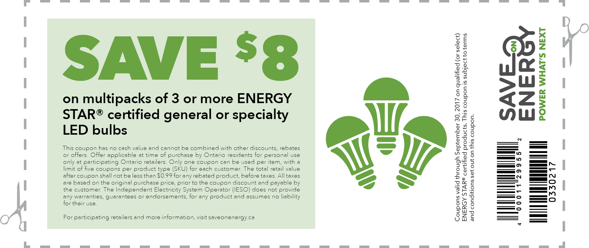 Save Energy - Residential - Coupons - ENERGY STAR LED ...