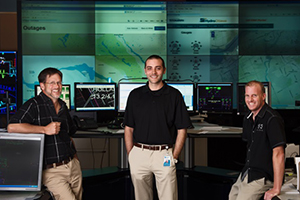 Bureau du contrôle des systèmes d’Hydro Ottawa.