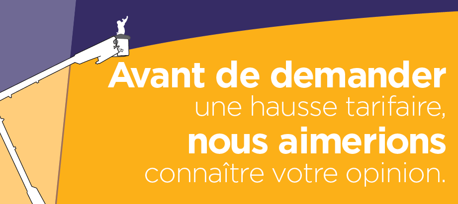 Une illustration demandant des commentaires sur une hausse des taux.