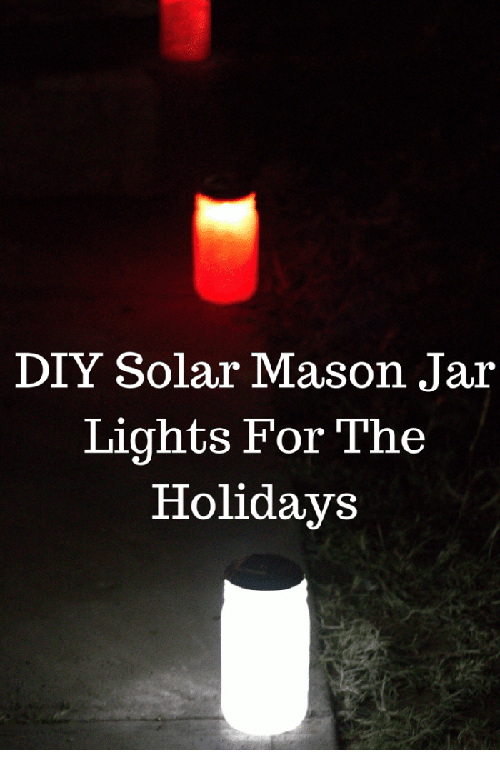 Solar Mason Jar Lights