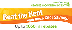 Image for This is an image of the saveONenergy: Beat the Heat bill insert.